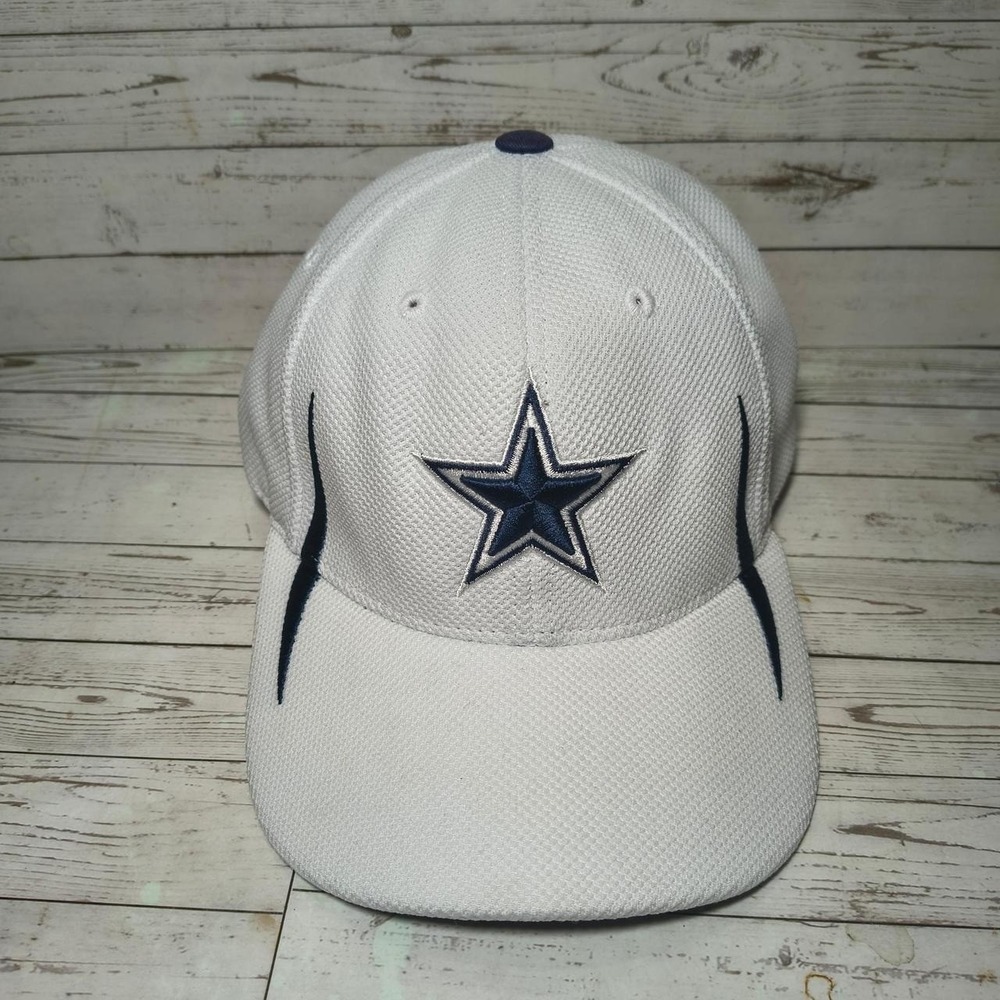 Dallas Cowboys Youth Cap White Navy Star Logo NFL Football Strapback Hat Kids